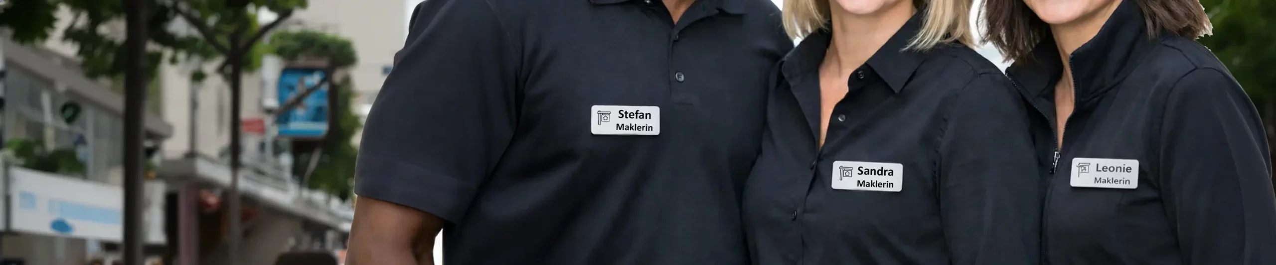 Namensschilder für Mitarbeiter