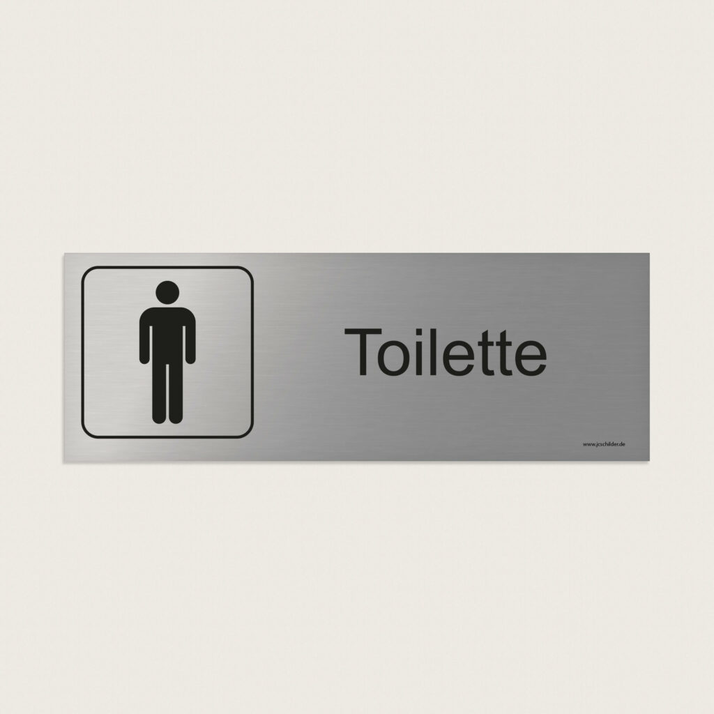 Hinweisschild Toilette Herren jcde270