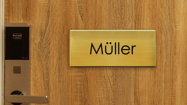 Türschilder