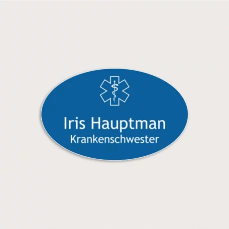 Namesschild Gesundheitswesen krankenschwester