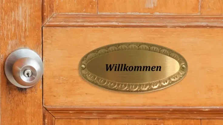 Willkommensschilder