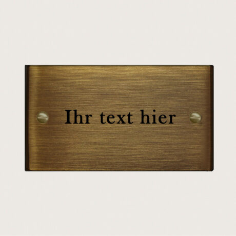 Türschild Antares Oxidiertes Messing jcde4759