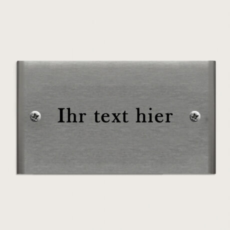 Türschild Antares aus Vernickeltes Messing jcde4762