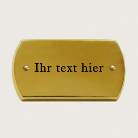 Türschild Ellise Messing blank jcde4736
