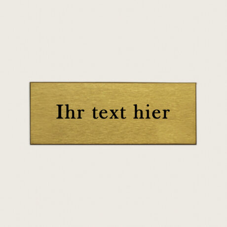 Türschild Genua2 Gebürstetes Messing jcde4784