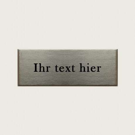 Türschild Genua2 Vernickeltes Messing jcde4774