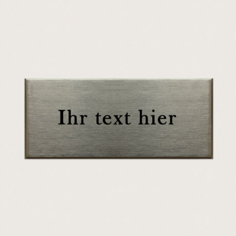 Türschild Torino Vernickeltes Messing jcde4789 doppelseitiges Klebeband