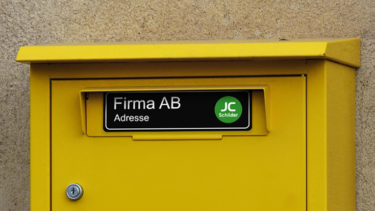 Briefkastenschilder