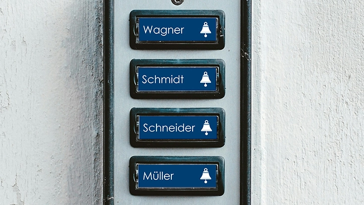 Klingelschilder