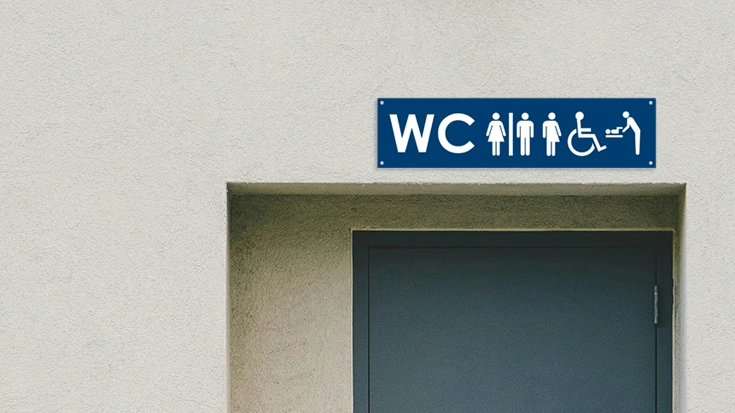 WC schilder