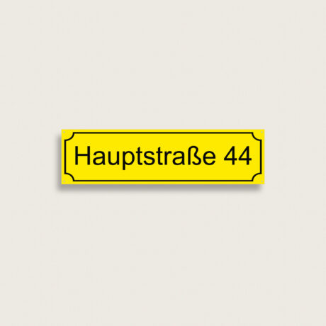 Namensschild fur Haus aus Metall 500 x 135 mm