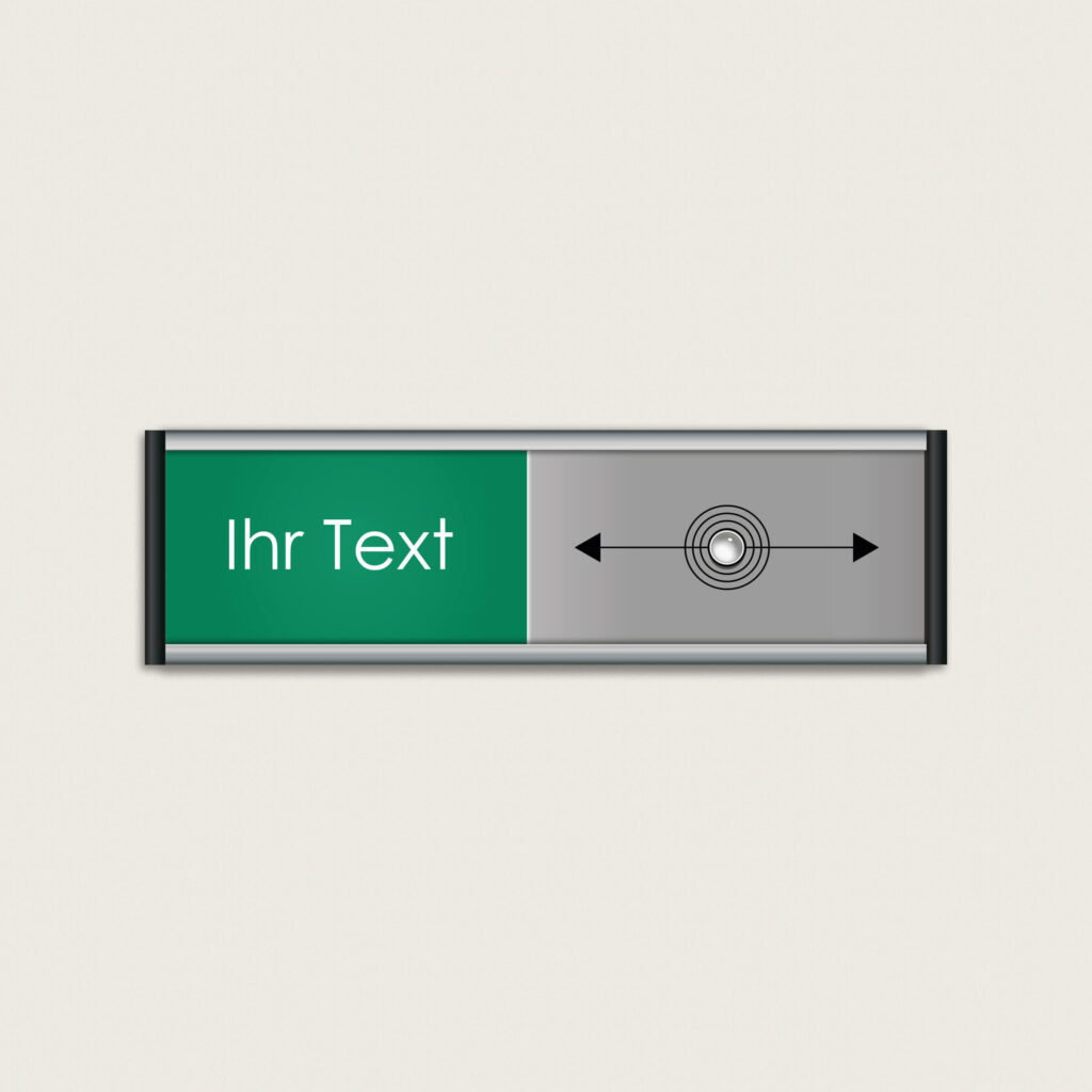 Schiebeschild-Text-ihrer-wahl