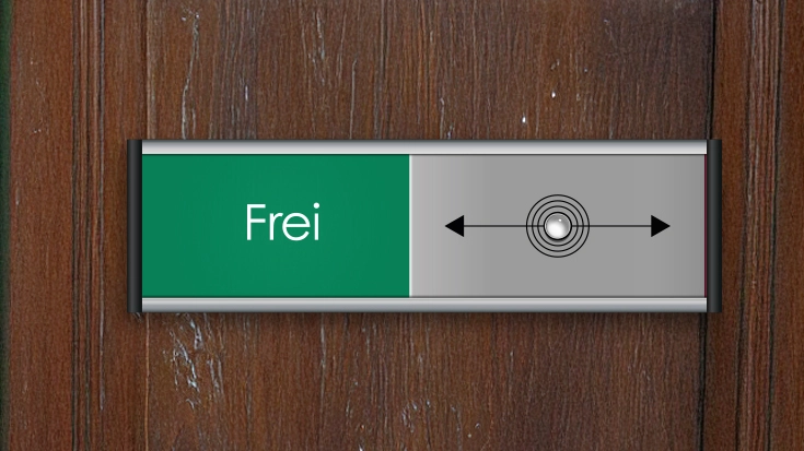 Frei-Besetzt Schilder