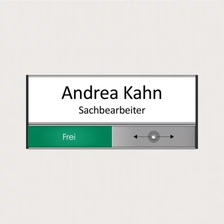 Türschilder büro mit namen