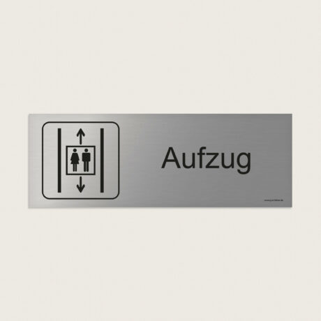 Hinweisschild Aufzug jcde228