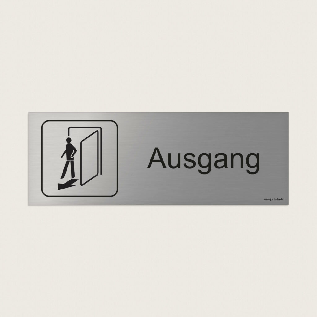 Hinweisschild Ausgang jcde277