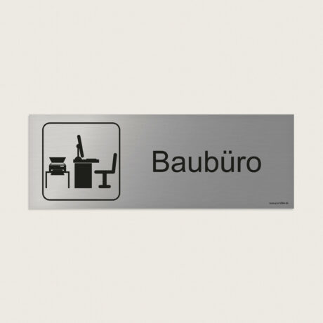 Hinweisschild Baubüro jcde249