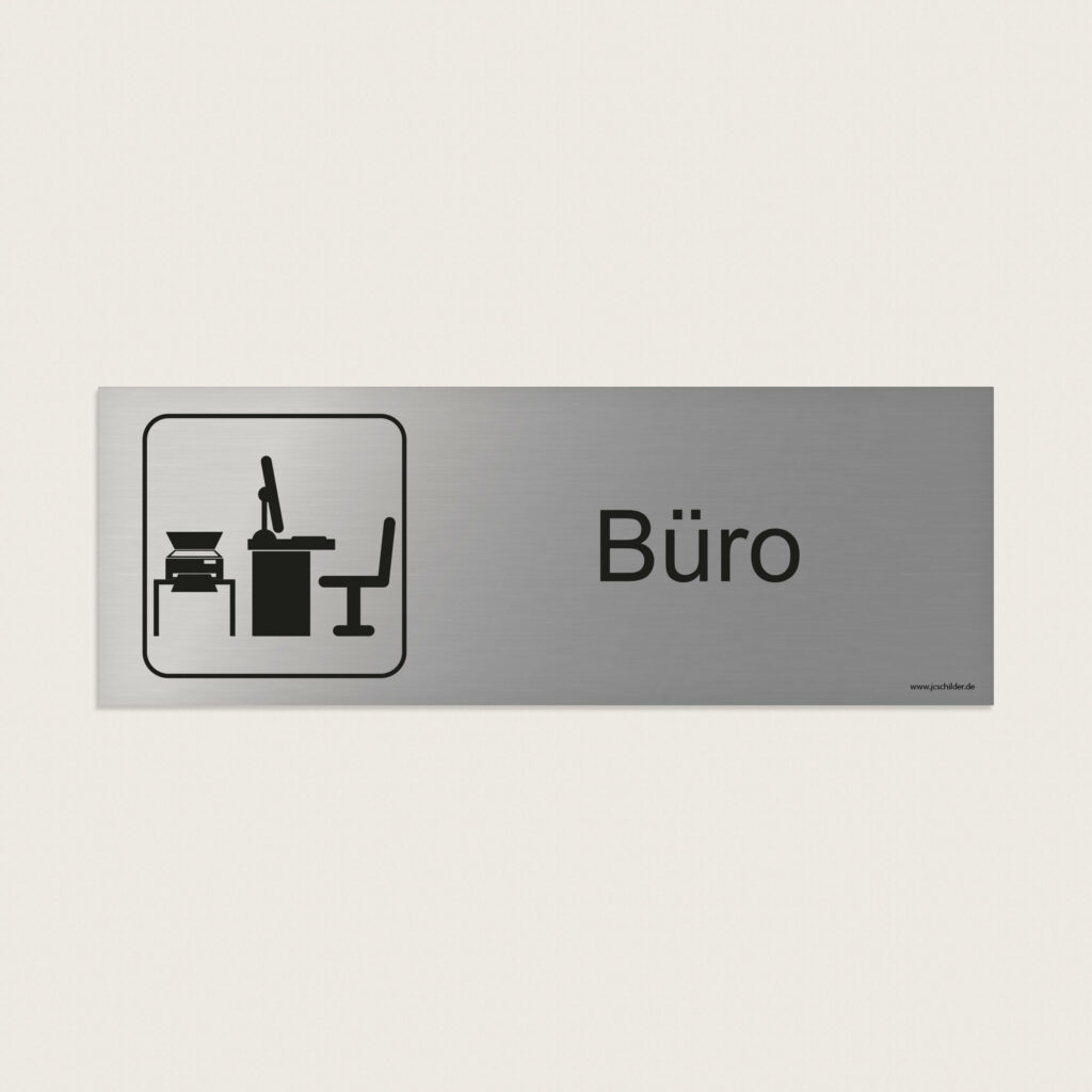 Hinweisschild Büro jcde235