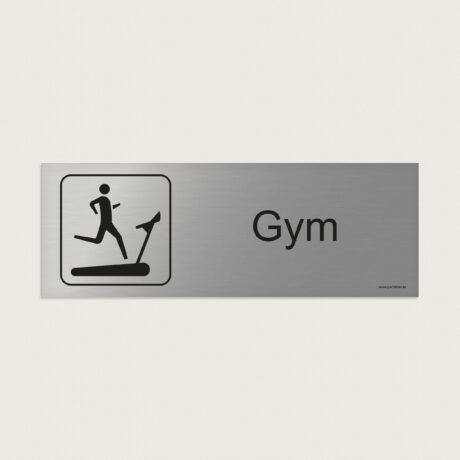 Hinweisschild Gym jcde227