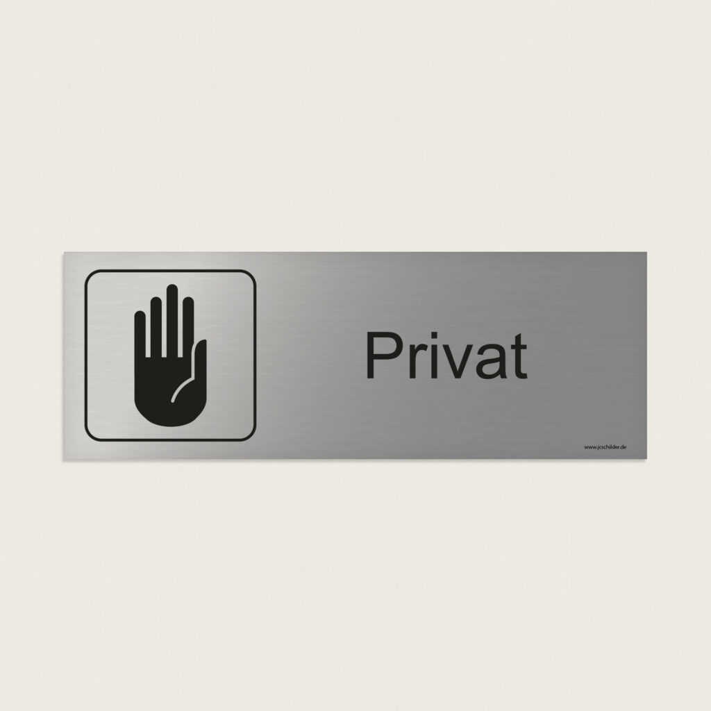 Hinweisschild Privat jcde250