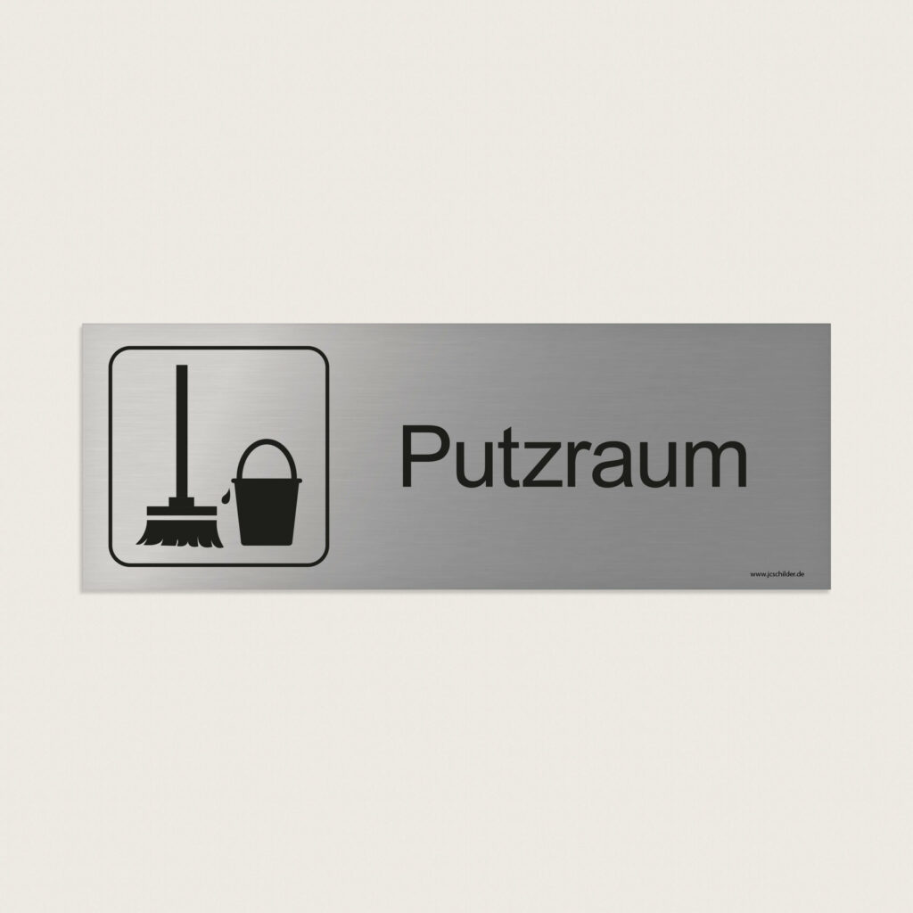 Hinweisschild Putzraum jcde264