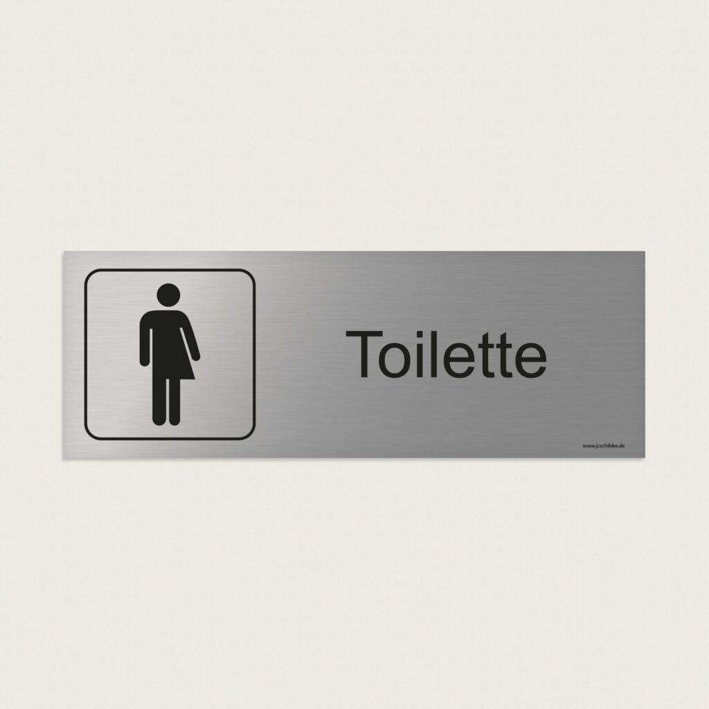 Hinweisschild Toilette Unisex jcde269