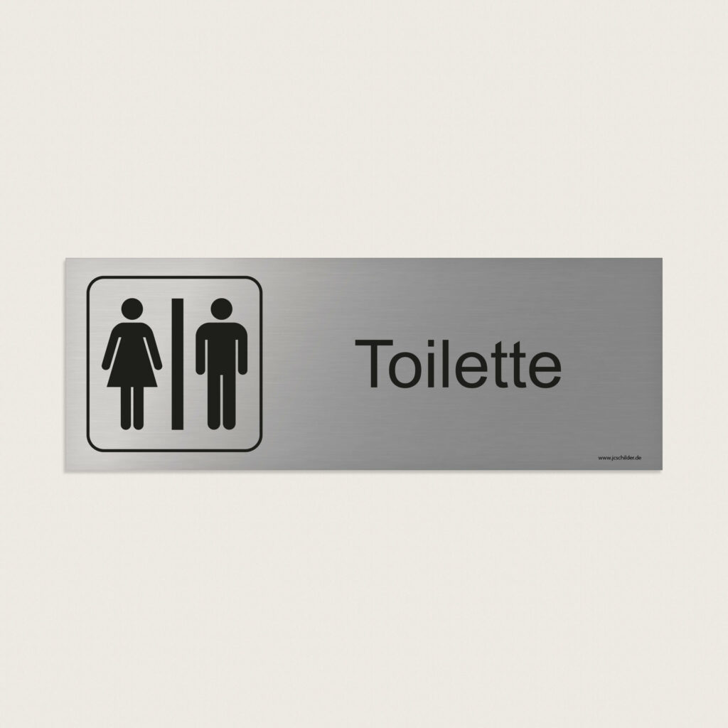Hinweisschild Toilette damen herren jcde266