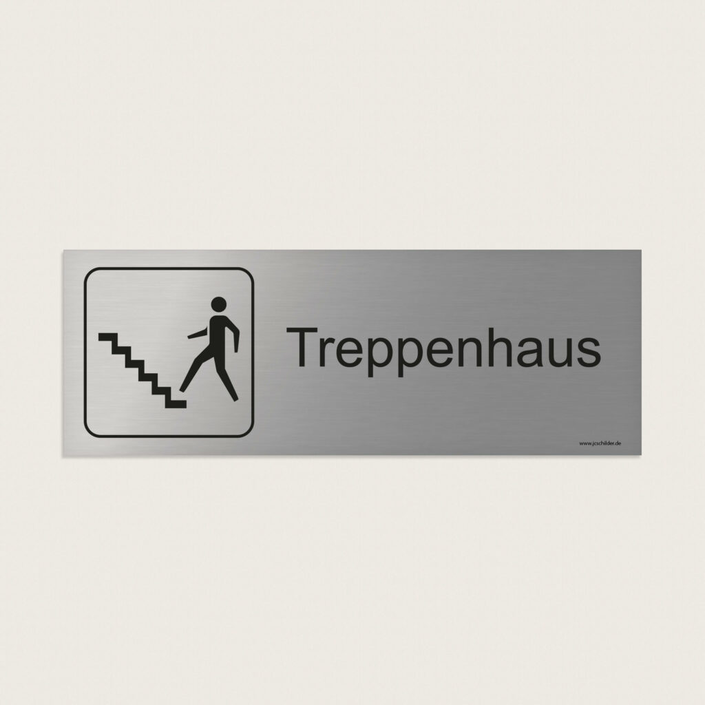 Hinweisschild Treppenhaus jcde274