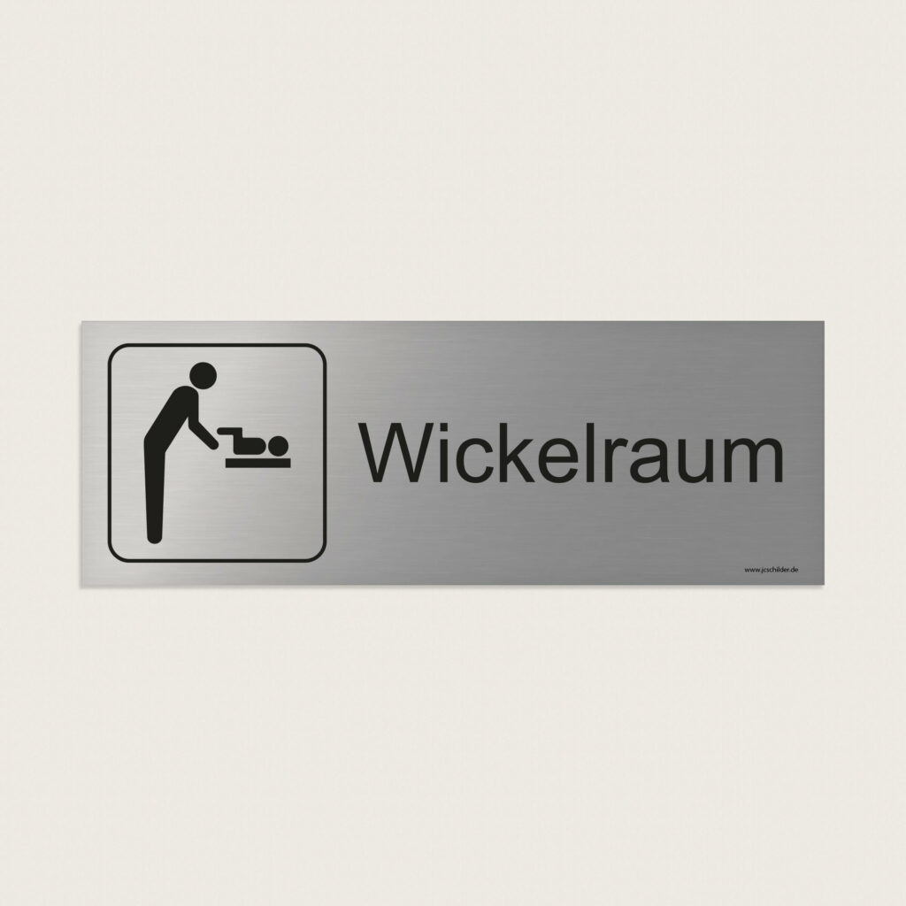 Hinweisschild Wickelraum jcde261