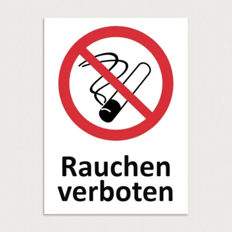 rauchverbot schild