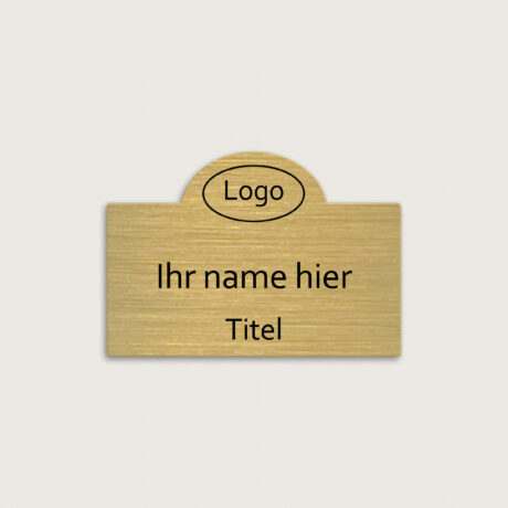 Namensschild aus messing 60 x 40 mm jcde5212