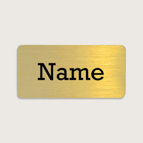 Namesschild aus messing 60 x 30 mm jcde5213