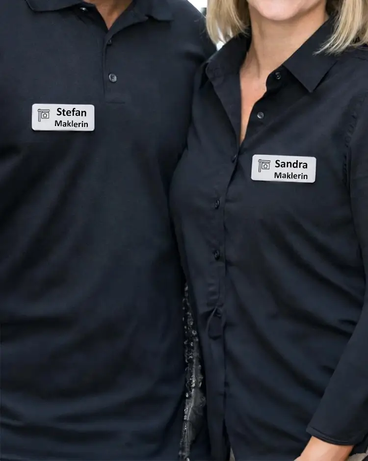 Namenschilder mitarbeiter