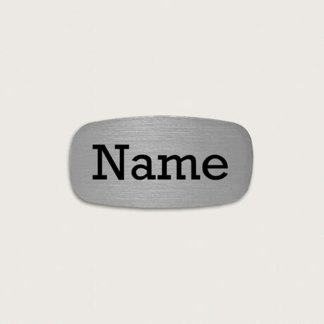 Namensschild aus vernickeltem messing jcde5223