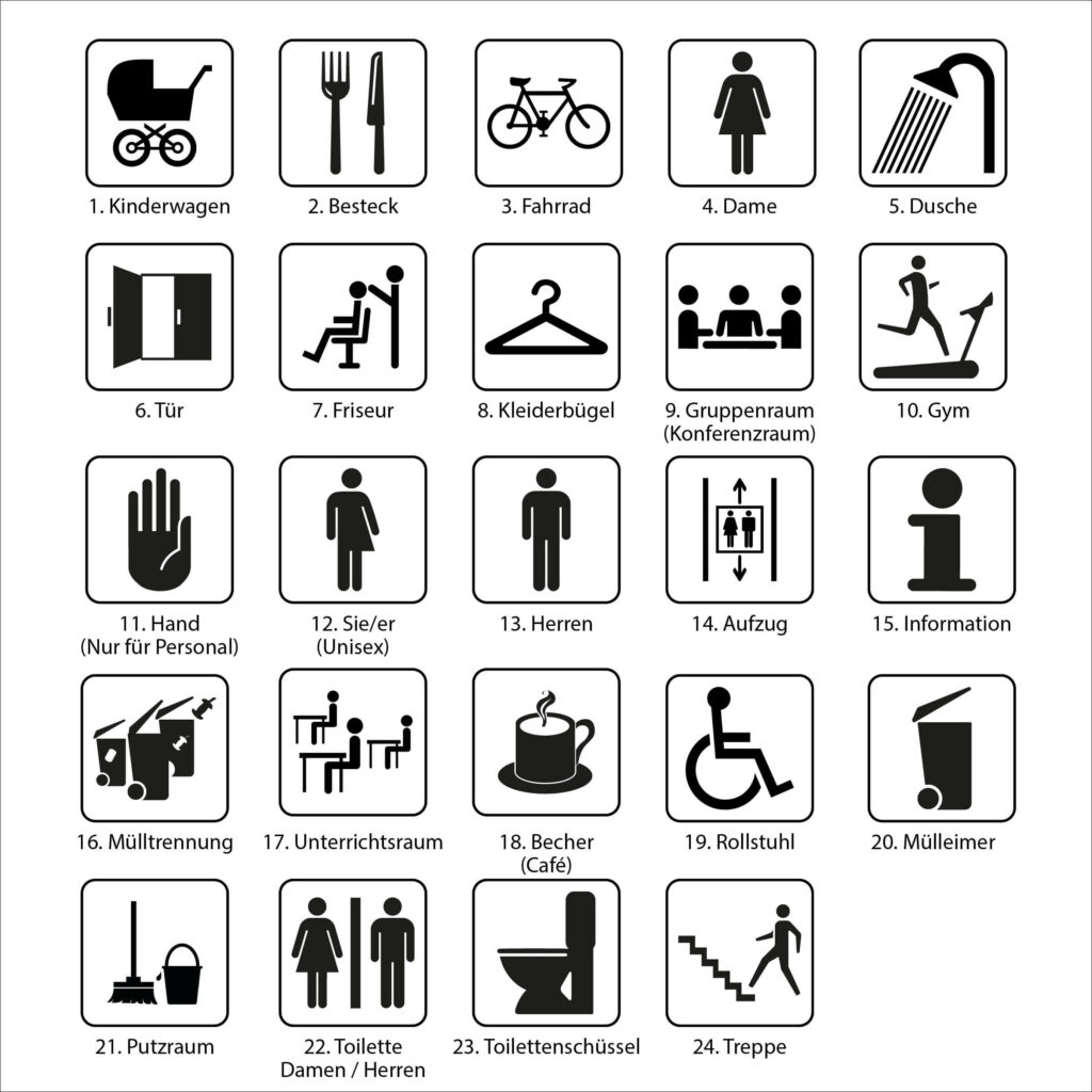 Fahnenschild Gestalte dein eigenes symbole