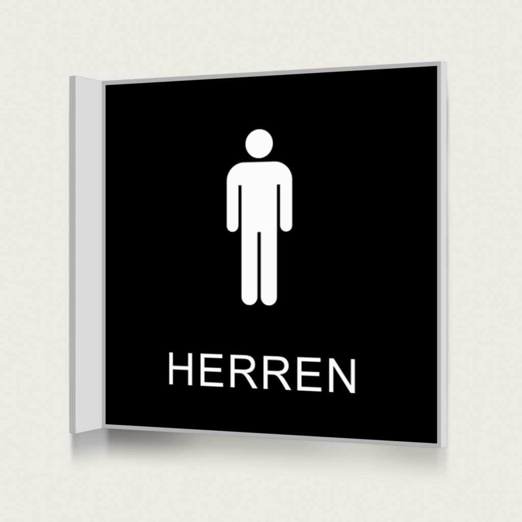 Fahnenschild Herren black jcde1202
