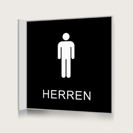 Fahnenschild Herren black jcde1202