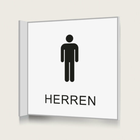 Fahnenschild Herren white jcde1202