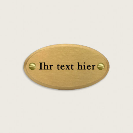 Turschild Berlin aus geburstetem Messing jcde4702