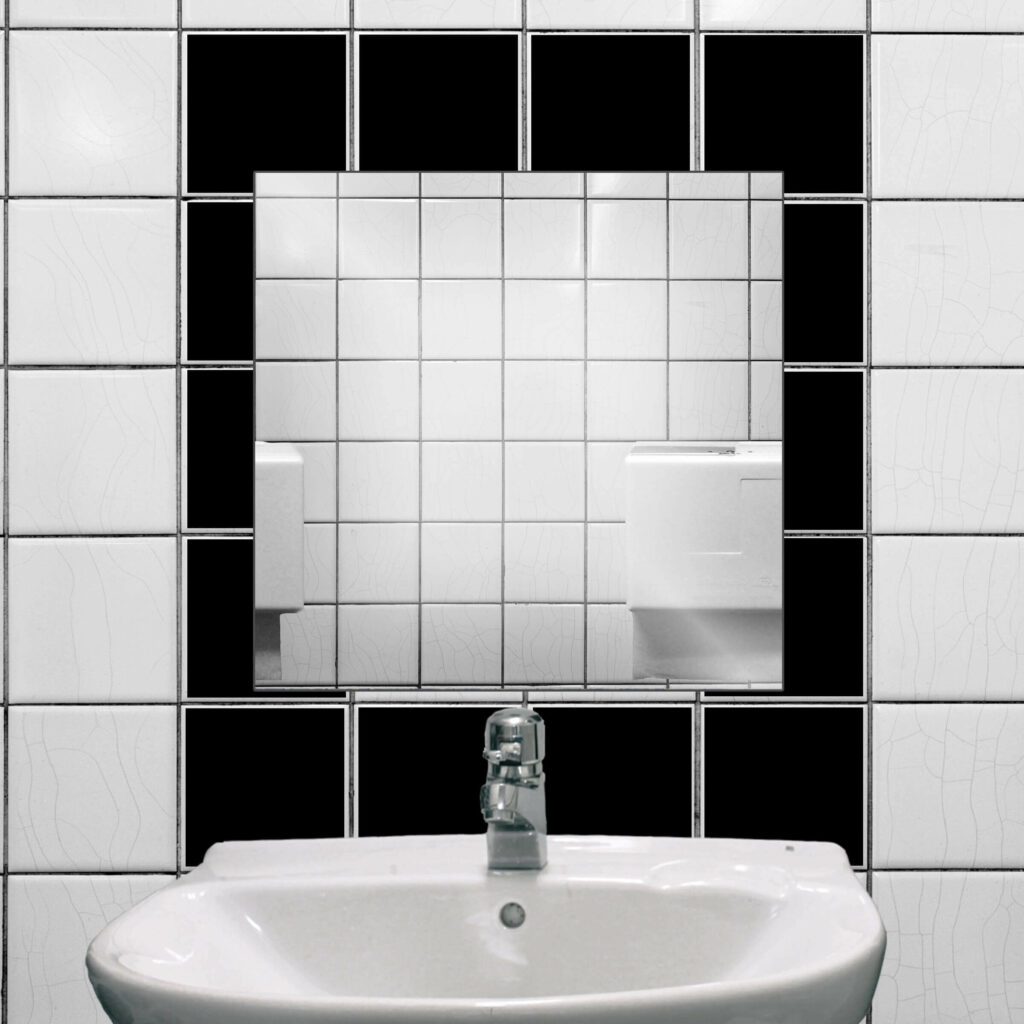 Fliesenmarkierung Schwarze quadrate jcde5318 - JCSCHILDER.DE