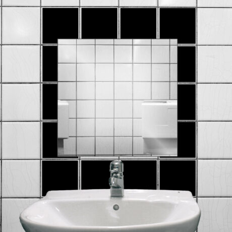 Fliesenmarkierung Schwarze quadrate jcde5318 - JCSCHILDER.DE