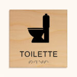 Taktiles schild Toilette jcde696.h_holz
