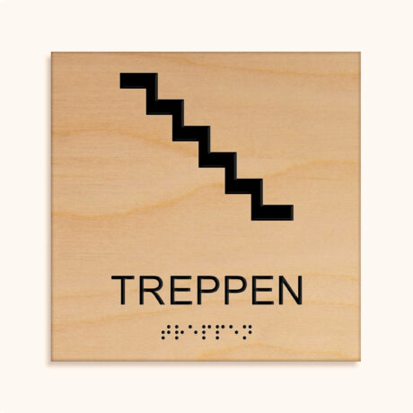 Taktiles Schild Treppen jcde635.h_holz