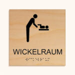 Taktiles schild Wickelraum jcde597.h_holz