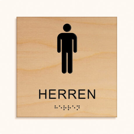 Taktiles schild herren jcde623.h_holz
