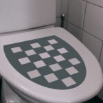 Wc-sitzmarkierung graue quadrate jcde5317 - jcschilder.de