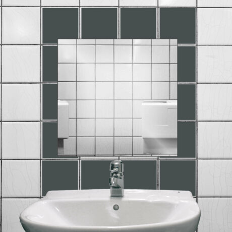 Fliesenmarkierung graue quadrate jcde5324 - JCSCHILDER.DE
