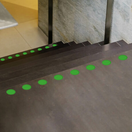 Treppenmarkierungen - Treppe grün - JCSCHILDER.DE