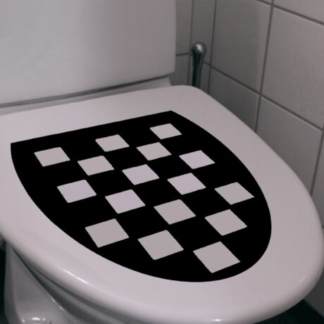 WC-sitzmarkierung schwarze quadrate jcde5322 - JCSCHILDER.DE